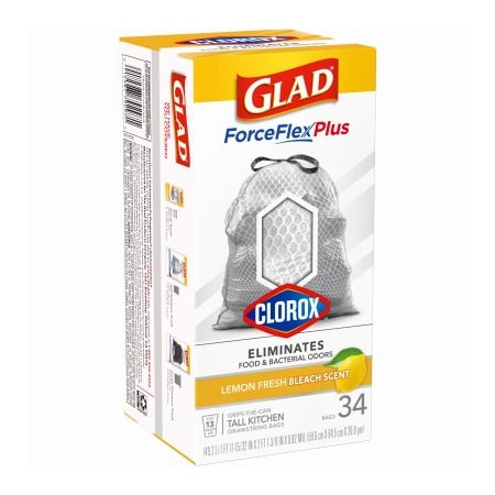 Clorox 34CT 13GAL Lem TrashBag 79297